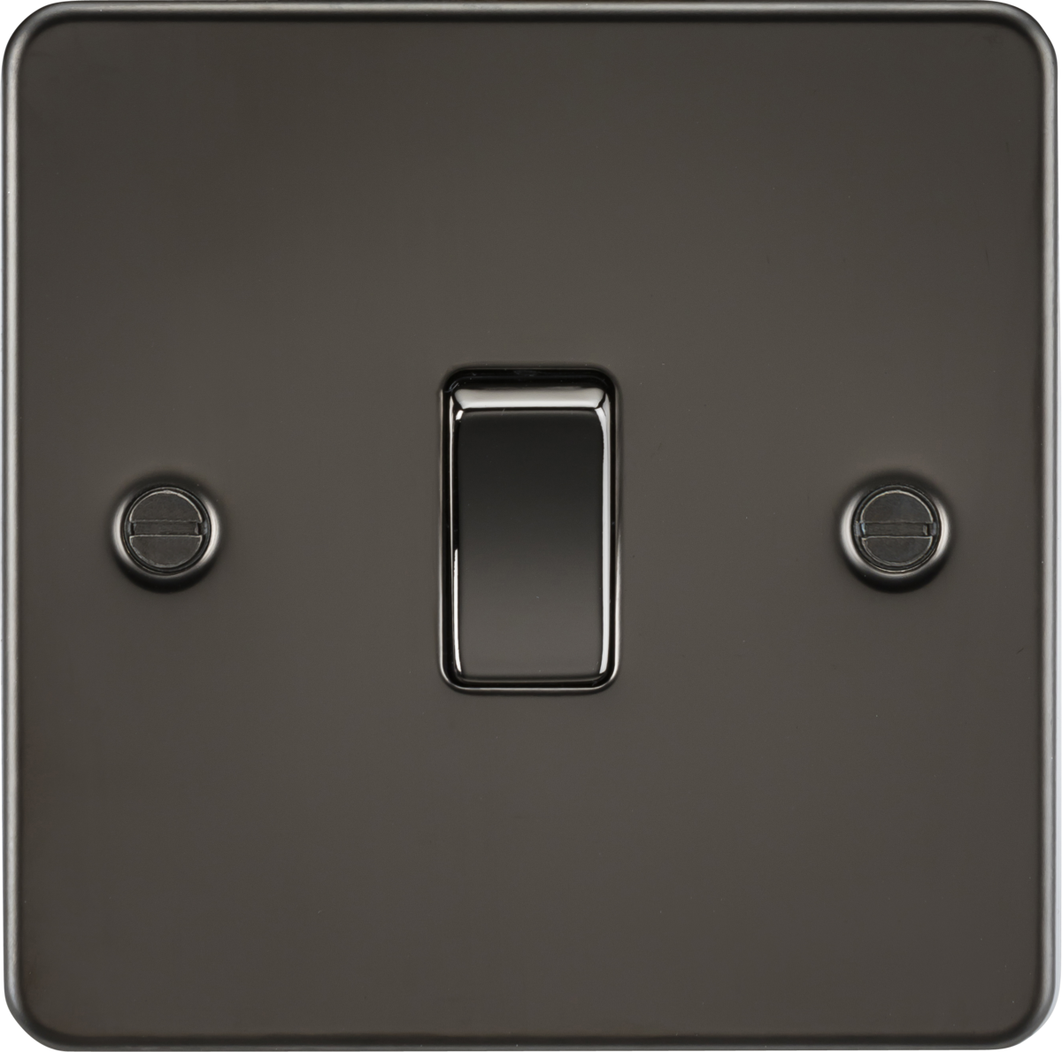 Gunmetal -  Flat Plate Switches and Sockets