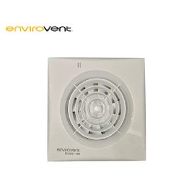 Envirovent SIL100HT Silent 100 Whisper Quiet Toilet & Bathroom Fan with Humidistat & Timer