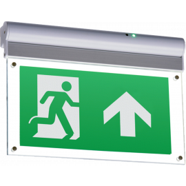 230V IP20 Wall or Ceiling Mounted LED Emergency Exit Sign COMES WITH UP ARROW