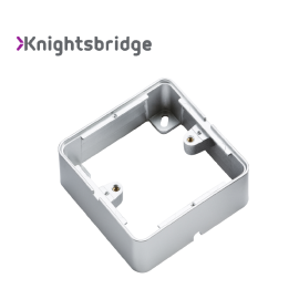 Knightsbridge Screwless 1G Surface Box Grey -1GSBGY