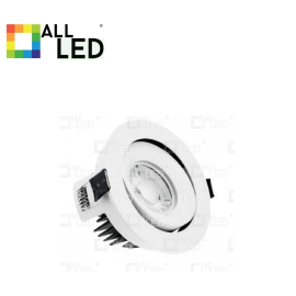 ALL LED ADJUSTABLE 10W IP44 DIMMABLE LED FIRE RATED DOWNLIGHT 4000K - AFD110ADJD/40