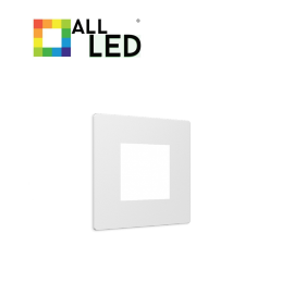 ALL LED 3W IP54 CCT square Low Levevl Led 