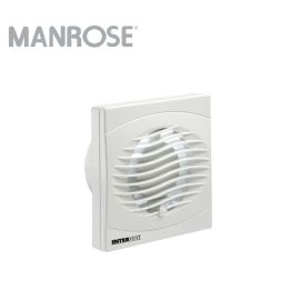 Manrose BVF100T Intervent Extractor Fan With Timer - 4 inch/100 mm