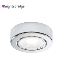 Knightsbridge 230V LED Under Cabinet Light -Chrome 4000K