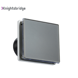 Knightsbridge Backlit Extractor Fan with Overrun Timer 100mm/4 inch LED -EX006T