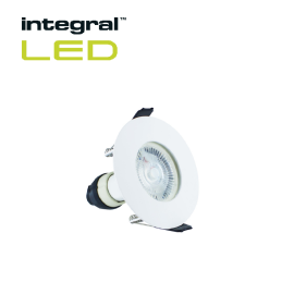 Integral LED Evofire Pack of 4 White Fire Rated IP65 Downlights