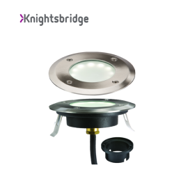 Knightsbridge 1.7W LED White Ground / Deck Light 