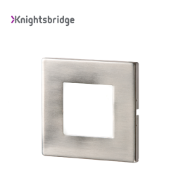 Knightsbridge Stainless Steel Recessed LED Wall Light 230V - NH023