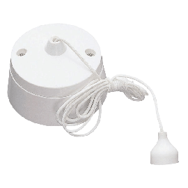 Scolmore 10AX 2 Way Ceiling Pull Cord Switch PRC009