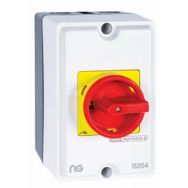 NIGLON 32A 4 Pole (AC21) Rated at 415V Insulated Rotary Isolator- IS324 