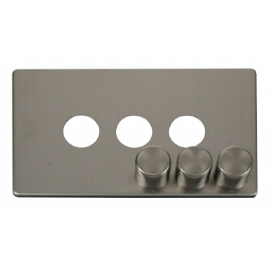 3G DIMMER SW PLATE - SCP243 - Scolmore