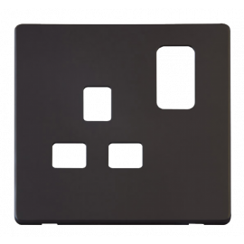 1G 13A SW SOCKET PLATE - SCP435 - Scolmore
