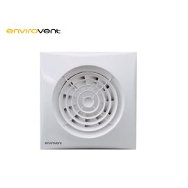 Envirovent SIL100S "Silent" Extractor Fan for Bathroom / En-Suites NO Timer