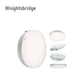 Knightsbridge 14W LED Bulkhead 4000K 230V IP65 