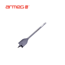 Armeg  20mm Flat Wood Drill Bit Grey- WF20.0X160