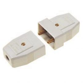 5AMP 2PIN CONNECTOR - LYVIA white